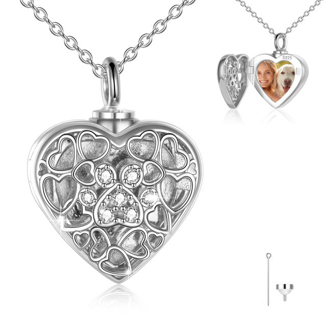 Sterling Silver Urn Locket for Ashes
