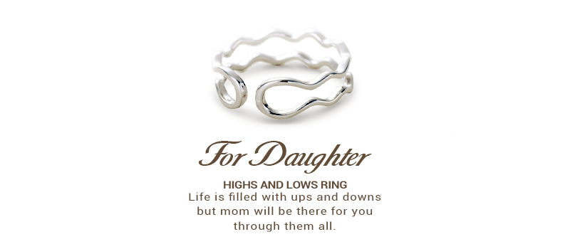 highs and lows ring for daughter