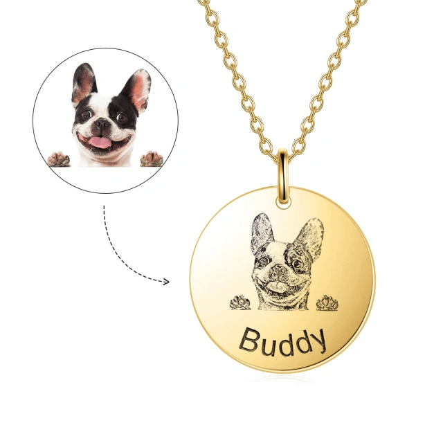 custom puppy necklace