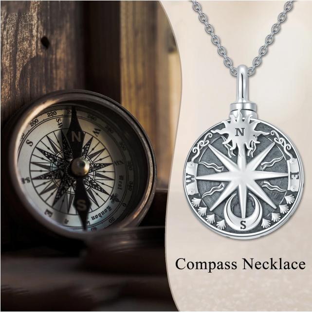 Compass urn necklace 