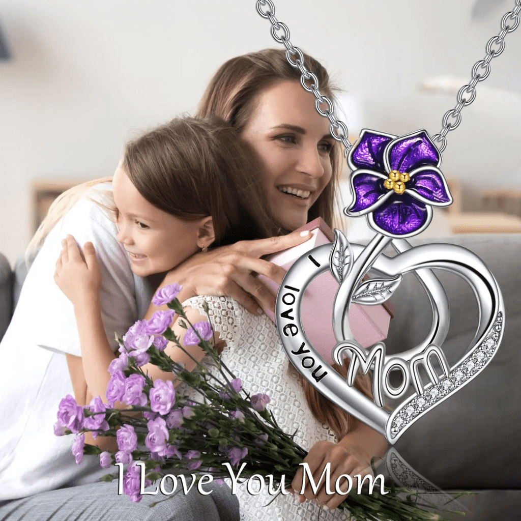 Violet Mom Necklace