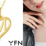 14K Pure Gold Initial Necklace