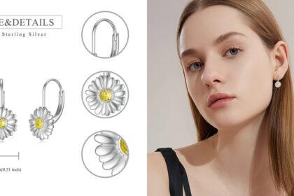 YFN sunflower jewelry
