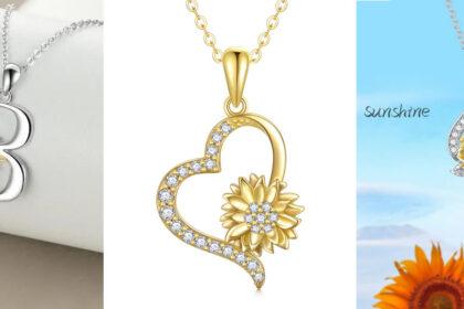 YFN sunflower necklace